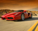 Ferrari in the desert