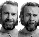 George Carlin nice and crazy faces