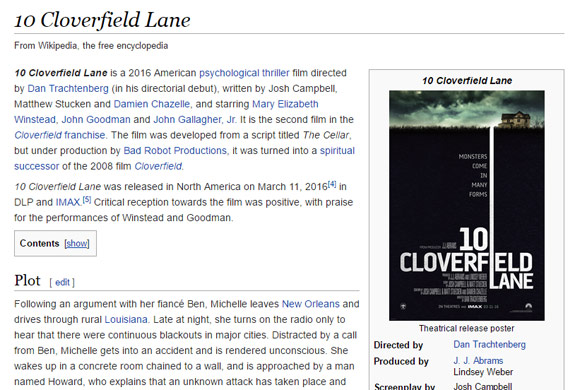 Cloverfield - Wikipedia