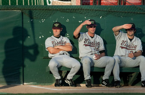 Minor League Baseball prospects on the bench