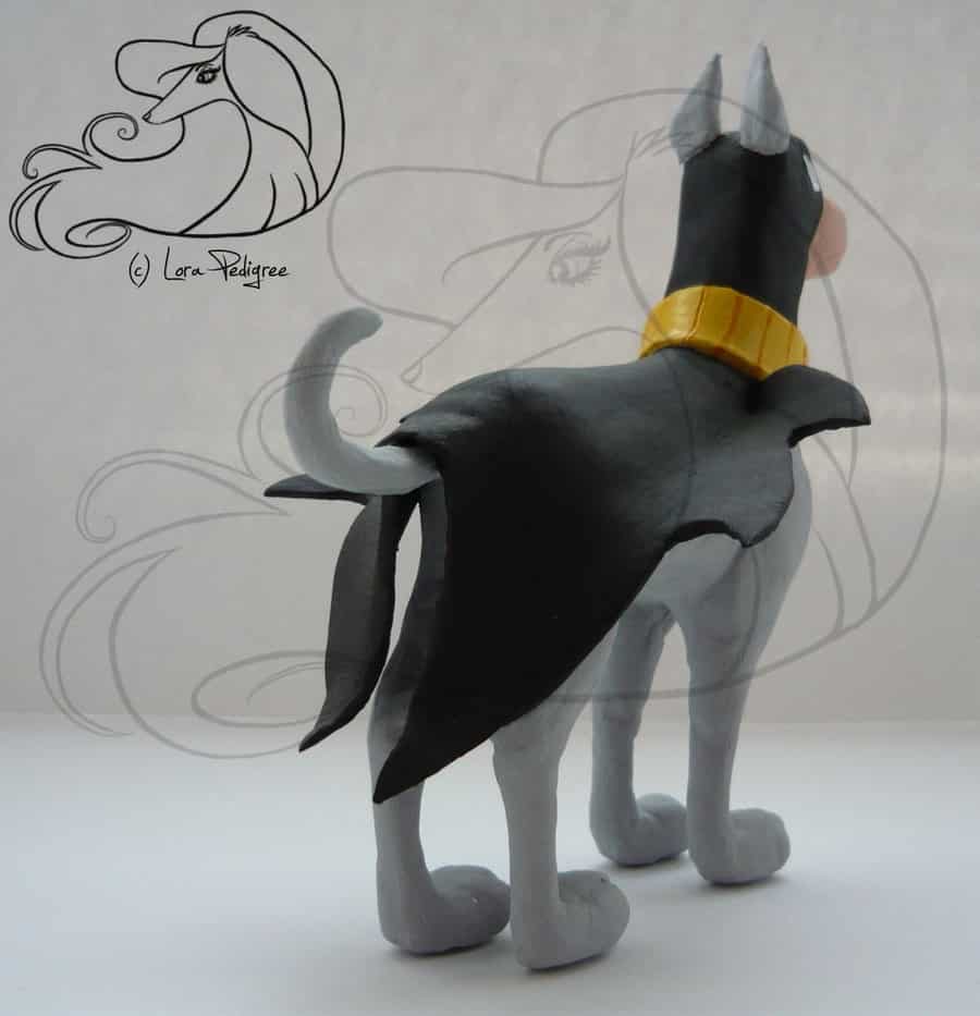 Ace the Bat-Hound sculpture