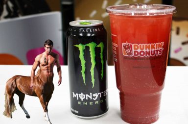 Dunkin Donuts Energy Punch powered by Monster Energy Drink