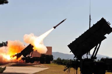 USA Patriot missile test in America