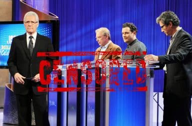 Alex Trebek censored on Jeopardy!