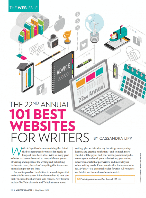 writer's digest 100 best websites