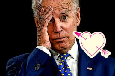 Joe Biden fan fiction getting hit with cupid's arrow