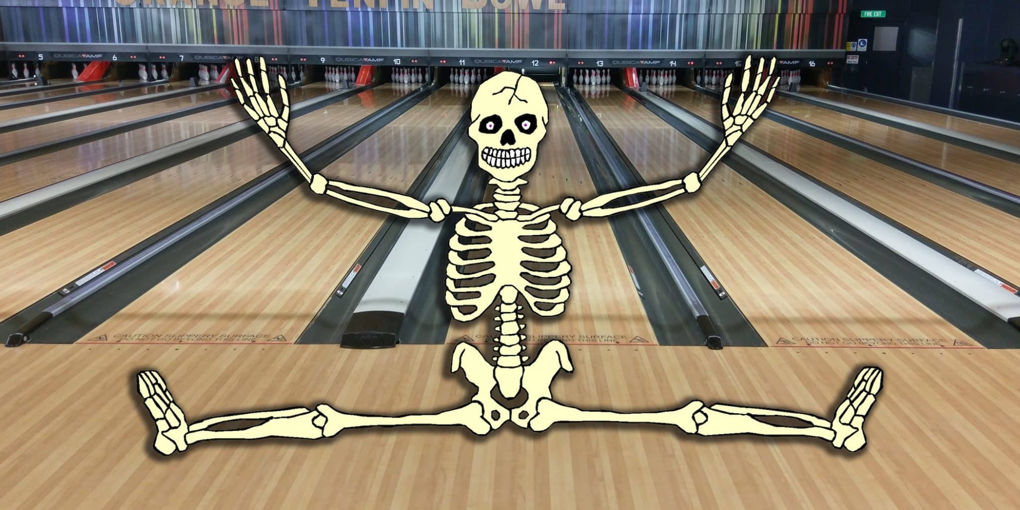 Im Quittingthis Bowling Alley Is Going To Have To Find A New Cgi Skeleton To Go On Screen