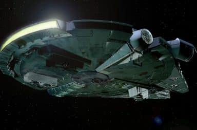 wooosh whoa its the millenium falcon