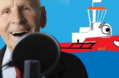 the old man who voices the tugboat