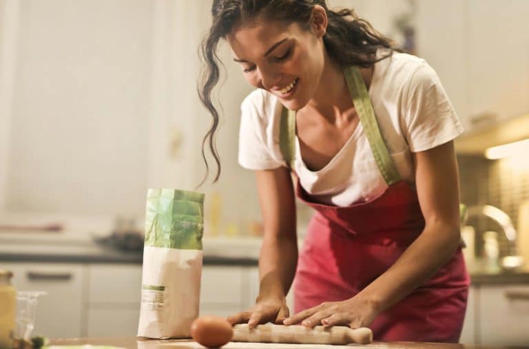 woman cooking