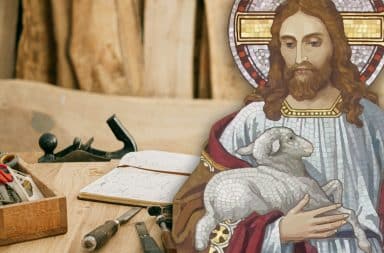 jesus does the carpentry