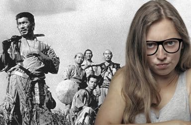 lady who is mad at the seven samurai