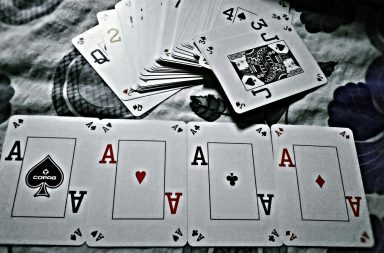 Aces on the table