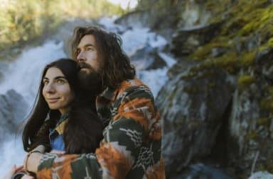 Couple on a nature trip